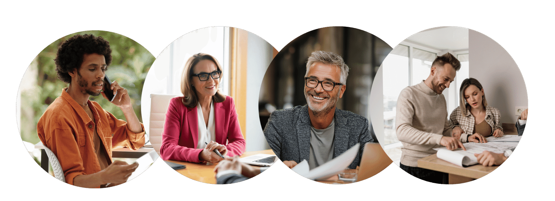 orange modern satisfied client instagram post